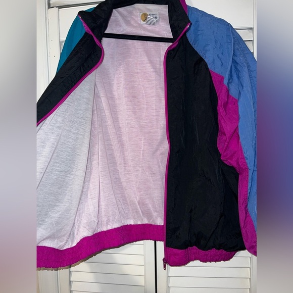 Vintage 1980s Southern Active Track Suit Windbreaker - Picture 8 of 14